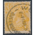 AUSTRALIA - 1918 4d buff-orange KGV, inverted watermark, used – ACSC # 110F AUSTRALIA - 1918 4d buff-orange KGV, inverted watermark, used – ACSC # 110F