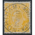 AUSTRALIA - 1917 4d pale orange-yellow KGV, single watermark, used – ACSC # 110E