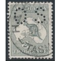 AUSTRALIA - 1913 2d slate Kangaroo, perf. small OS, used – ACSC # 5Dbc AUSTRALIA - 1913 2d slate Kangaroo, perf. small OS, used – ACSC # 5Dbc