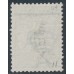 AUSTRALIA - 1913 1/- blue-green Kangaroo, 1st watermark, used – ACSC # 30C