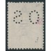 AUSTRALIA - 1913 2d grey Kangaroo, 1st watermark, with ink clogging, used – ACSC # 5Cbc