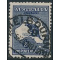 AUSTRALIA - 1917 2½d intense indigo Kangaroo, 3rd watermark, used – ACSC # 11D AUSTRALIA - 1917 2½d intense indigo Kangaroo, 3rd watermark, used – ACSC # 11D