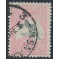 AUSTRALIA - 1932 10/- grey/pink Kangaroo, CofA watermark, used – ACSC # 50A AUSTRALIA - 1932 10/- grey/pink Kangaroo, CofA watermark, used – ACSC # 50A