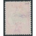 AUSTRALIA - 1917 10/- grey/intense aniline pink Kangaroo, 3rd watermark, used – ACSC # 48D