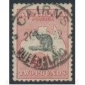 AUSTRALIA - 1930 £2 black/rose-crimson Kangaroo, SM watermark, used – ACSC # 57A AUSTRALIA - 1930 £2 black/rose-crimson Kangaroo, SM watermark, used – ACSC # 57A