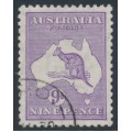 AUSTRALIA - 1932 9d violet Kangaroo, CofA watermark, CTO – ACSC # 29Aw