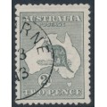 AUSTRALIA - 1913 2d grey Kangaroo, 1st watermark, CTO – ACSC # 5Awc AUSTRALIA - 1913 2d grey Kangaroo, 1st watermark, CTO – ACSC # 5Awc