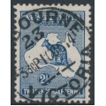 AUSTRALIA - 1913 2½d indigo Kangaroo, 1st watermark, used – ACSC # 9A AUSTRALIA - 1913 2½d indigo Kangaroo, 1st watermark, used – ACSC # 9A