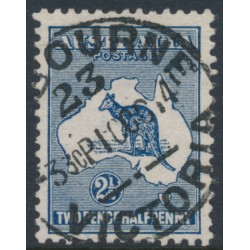AUSTRALIA - 1913 2½d indigo Kangaroo, 1st watermark, used – ACSC # 9A