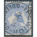 AUSTRALIA - 1913 6d ultramarine Kangaroo, 1st watermark, used – ACSC # 17A AUSTRALIA - 1913 6d ultramarine Kangaroo, 1st watermark, used – ACSC # 17A
