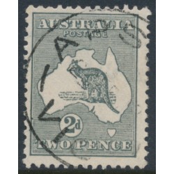 AUSTRALIA - 1915 2d grey Kangaroo, die I, 3rd watermark, used – ACSC # 7B