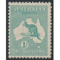 AUSTRALIA - 1929 1/- emerald Kangaroo, SM watermark, MNH – ACSC # 34C AUSTRALIA - 1929 1/- emerald Kangaroo, SM watermark, MNH – ACSC # 34C