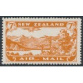 NEW ZEALAND - 1931 7d brown-orange Airmail, mint hinged – SG # 550