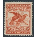 NEW ZEALAND - 1898 1/- vermilion Kea & Kaka, perf. 15, no watermark, MH – SG # 257 NEW ZEALAND - 1898 1/- vermilion Kea & Kaka, perf. 15, no watermark, MH – SG # 257