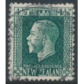 NEW ZEALAND - 1915 4½d deep green KGV definitive, perf. 14:13½, used – SG # 423