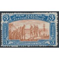 NEW ZEALAND - 1906 3d brown/blue NZ Exhibition, MH – SG # 372 NEW ZEALAND - 1906 3d brown/blue NZ Exhibition, MH – SG # 372