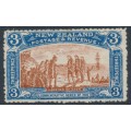 NEW ZEALAND - 1906 3d brown/blue NZ Exhibition, MH – SG # 372 NEW ZEALAND - 1906 3d brown/blue NZ Exhibition, MH – SG # 372