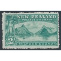 NEW ZEALAND - 1906 2/- green Milford Sound, perf. 14, single watermark, MH – SG # 328a NEW ZEALAND - 1906 2/- green Milford Sound, perf. 14, single watermark, MH – SG # 328a