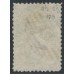 NEW ZEALAND - 1864 1/- yellow-green QV Chalon, perf. 12½, star watermark, used – SG # 125