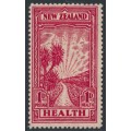 NEW ZEALAND - 1933 1d+1d carmine Health Stamp, MH – SG # 553