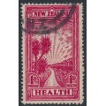 NEW ZEALAND - 1933 1d+1d carmine Health Stamp, used – SG # 553