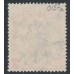 NEW ZEALAND - 1949 1/- red-brown/carmine KGVI, o/p OFFICIAL, used – SG # O157a