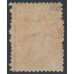 NEW ZEALAND - 1865 1d carmine-vermilion QV Chalon, perf. 12½, star watermark, used – SG # 110