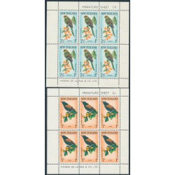 NEW ZEALAND - 1962 Health M/S (Birds) set of 2, MNH – SG # MS813b