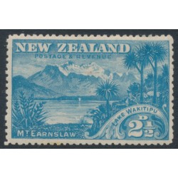 NEW ZEALAND - 1898 2½d blue Lake Wakitipu, no watermark, perf. 15, MH – SG # 249