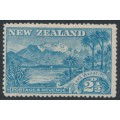 NEW ZEALAND - 1898 2½d blue Lake Wakatipu, perf. 15, no watermark, MH – SG # 250 NEW ZEALAND - 1898 2½d blue Lake Wakatipu, perf. 15, no watermark, MH – SG # 250