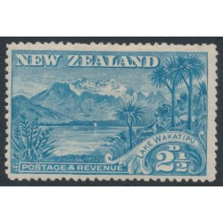 NEW ZEALAND - 1898 2½d blue Lake Wakatipu, perf. 15, no watermark, MH – SG # 250