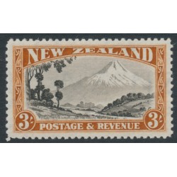 NEW ZEALAND - 1941 3/- Mount Egmont, perf. 12½:12½, MNH – SG # 590b