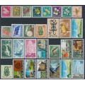 NEW ZEALAND - 1967 ½c to $2 First Decimals set of 29, MNH – SG # 845-862 + 870-879