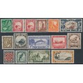 NEW ZEALAND - 1935 ½d to 3/- Definitives set, single watermark, MH – SG # 556-569