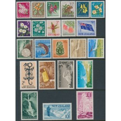 NEW ZEALAND - 1960 ½d to £1 Definitives set of 23, MNH – SG # 781-802