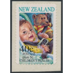 NEW ZEALAND - 1996 40c+5c Health Stamp Teddy Bear error, self-adhesive, MNH – SG # 2003 NEW ZEALAND - 1996 40c+5c Health Stamp Teddy Bear error, self-adhesive, MNH – SG # 2003