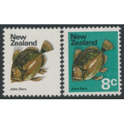 NEW ZEALAND - 1974 8c Fish, missing green colour, MNH – SG # 1015a