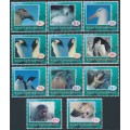 ROSS DEPENDENCY - 1994 5c to $3 Birds & Seals set of 11, MNH – SG # 21-31