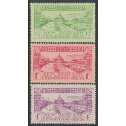 NEW ZEALAND - 1925 Dunedin Exhibition set of 3, MH – SG # 463-465