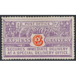 NEW ZEALAND - 1926 6d red/violet Express Delivery, perf. 14:14½, MH – SG # E2