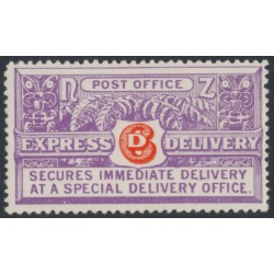 NEW ZEALAND - 1926 6d red/violet Express Delivery, perf. 14:14½, MH – SG # E2
