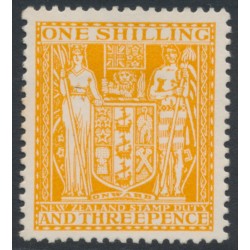 NEW ZEALAND - 1932 1/3 orange-yellow Fiscal Coat of Arms, MH – SG # F146