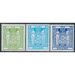 NEW ZEALAND - 1986 $6 to $10 Arms set of 3, no watermark, MNH – SG # F223-F225