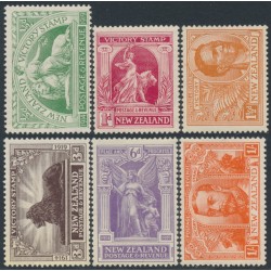 NEW ZEALAND - 1920 ½d to 1/- Victory in WWI set of 6, MNH – SG # 453-458