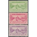 NEW ZEALAND - 1925 Dunedin Exhibition set of 3, MNH – SG # 463-465