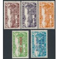 NEW ZEALAND - 1931-1934 Airmail set of 3 plus overprints, MH – SG # 548-551+554