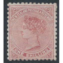 NEW ZEALAND - 1882 1/- red-brown QV, NZ star watermark (6mm), perf. 12:11½, MNG – SG # 193 NEW ZEALAND - 1882 1/- red-brown QV, NZ star watermark (6mm), perf. 12:11½, MNG – SG # 193