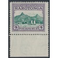 RAROTONGA / COOK IS - 1927 4d green/violet Mt Ikurangi, MNH – SG # 84 RAROTONGA / COOK IS - 1927 4d green/violet Mt Ikurangi, MNH – SG # 84