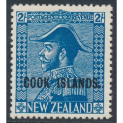RAROTONGA / COOK IS - 1936 2/- blue Admiral, MH – SG # 116