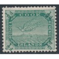 RAROTONGA / COOK IS - 1911 ½d green White Tern, perf. 14½:14, MH – SG # 37 RAROTONGA / COOK IS - 1911 ½d green White Tern, perf. 14½:14, MH – SG # 37
